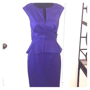 Ivy and Blis size 4 peplum Purple dress